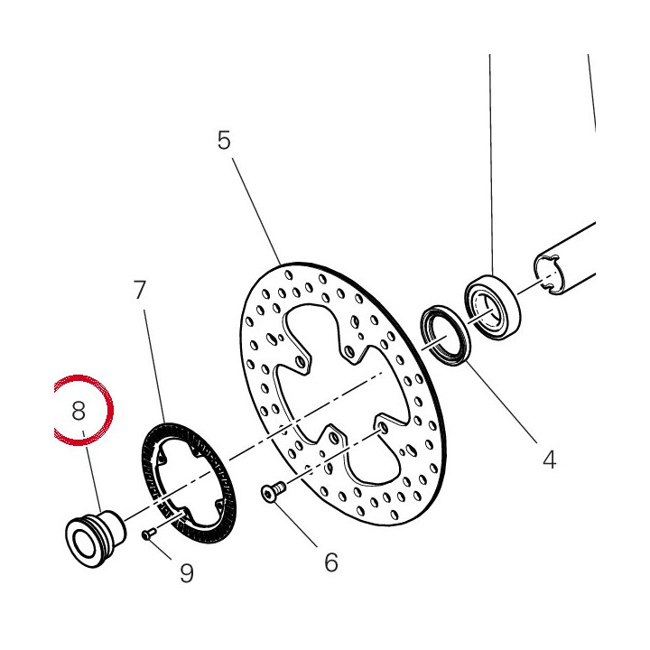 Entretoise 7131F401BA — réf. 7131F401BA | Ducati Store