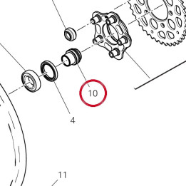 Entretoise interne — réf. 7131F381BA | Ducati Store