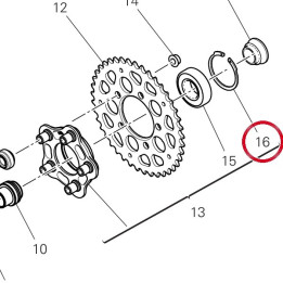Anneau arret 88451291A — réf. 88451291A | Ducati Store
