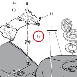 Caoutchouc 76417851A — réf. 76417851A | Ducati Store