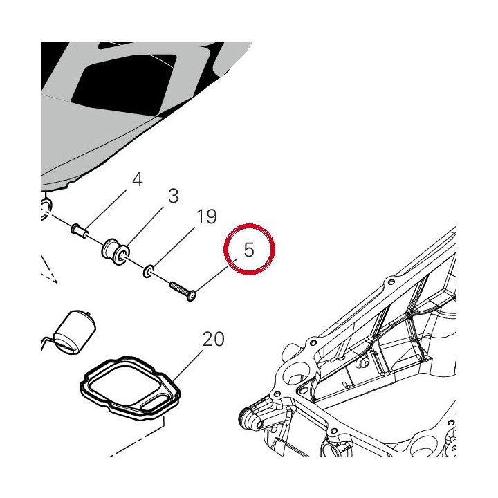 Vis 71850253C — réf. 71850253C | Ducati Store