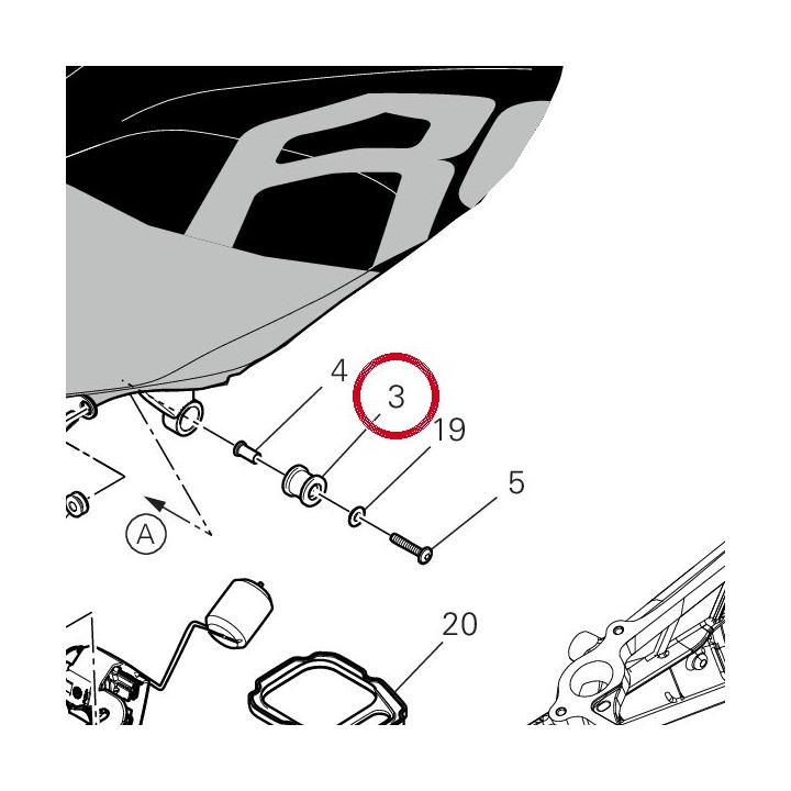 Joint en caoutchouc — réf. 76414272A | Ducati Store