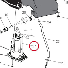Pompe à carburant 16027111A — réf. 16027111A | Ducati Store
