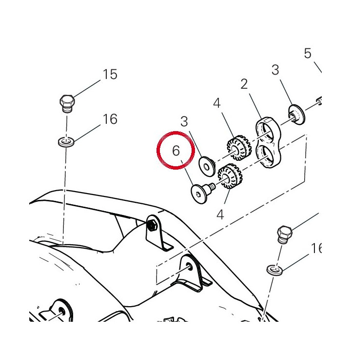 Vis special 7791B531AA — réf. 7791B531AA | Ducati Store