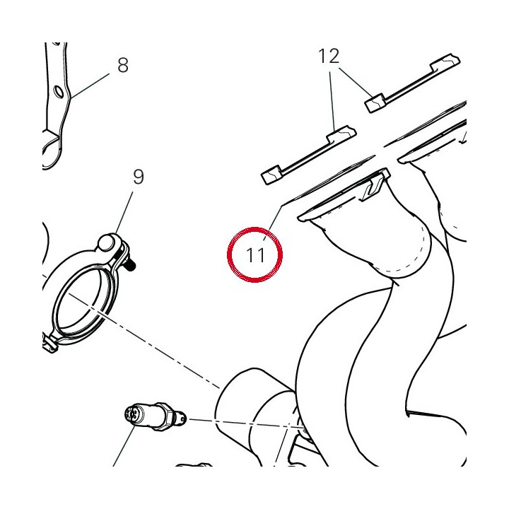 Joint tuyau échappement — réf. 79010341B | Ducati Store