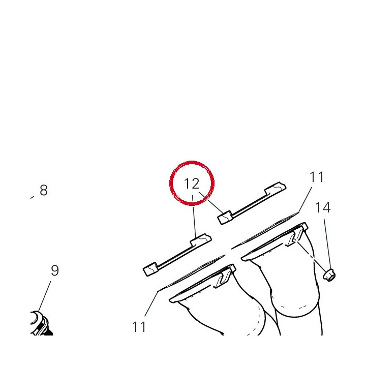 Plaquette 48810093AA — réf. 48810093AA | Ducati Store