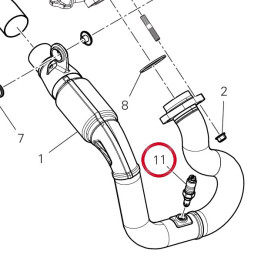 Sonde lambda 55215541A — réf. 55215541A | Ducati Store