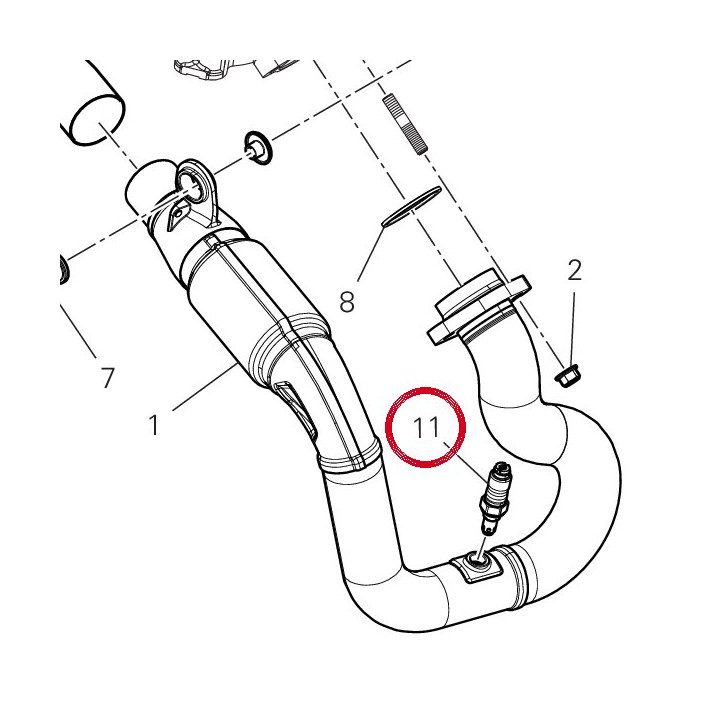Sonde lambda 55215541A — réf. 55215541A | Ducati Store