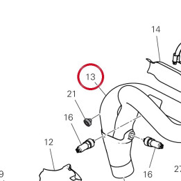 Collecteur D'Echappement — réf. 57115391B | Ducati Store