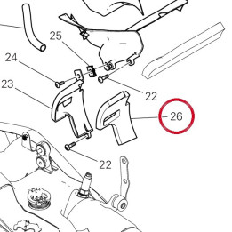 Absorbant sonore embrayage — réf. 48611341A | Ducati Store