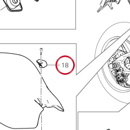 Entretoise 7131F491A — réf. 7131F491A | Ducati Store