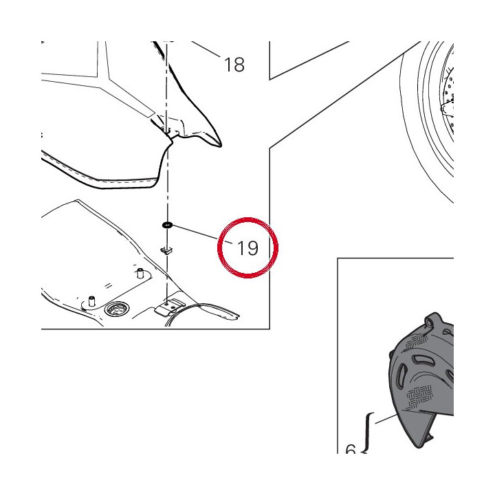 Anneau arret 88440331A — réf. 88440331A | Ducati Store