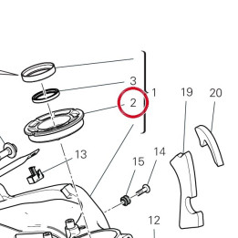 Douille 75610361AA — réf. 75610361AA | Ducati Store