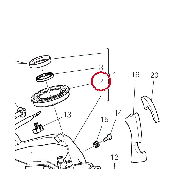 Douille 75610361AA — réf. 75610361AA | Ducati Store
