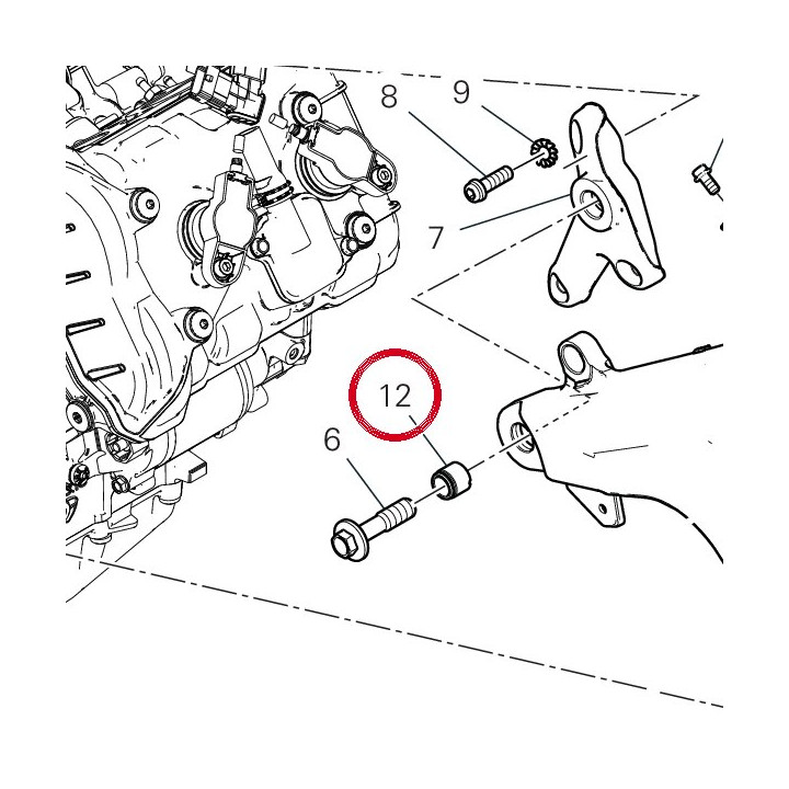 Douille 71117611AA — réf. 71117611AA | Ducati Store