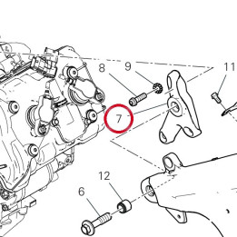 Support droit 8291I912AA — réf. 8291I912AA | Ducati Store