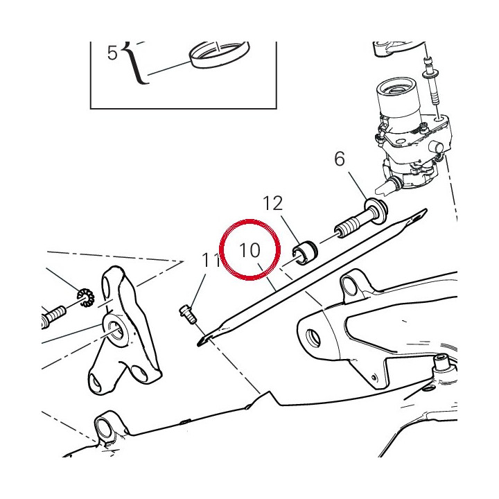 Traverse 48810142AA — réf. 48810142AA | Ducati Store