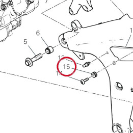 Entretoise 71611831AA — réf. 71611831AA | Ducati Store