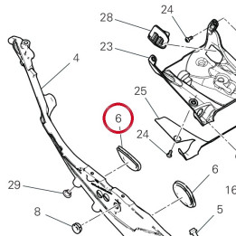 Caoutchouc 76417811A — réf. 76417811A | Ducati Store