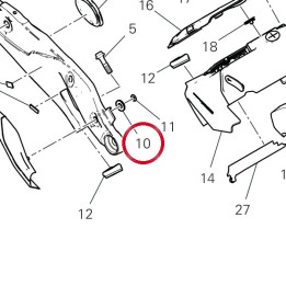 Rondelle en caoutchouc cote — réf. 85612051A | Ducati Store