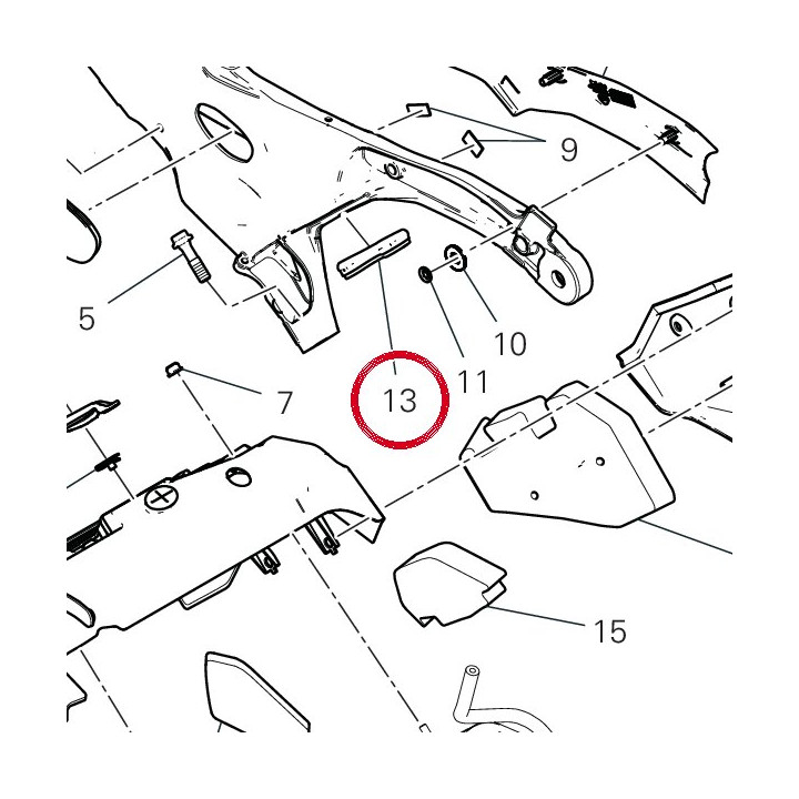 Joint couvercle gauche — réf. 79111531A | Ducati Store