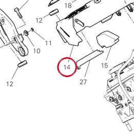 Cache culasse arrière — réf. 4601P311B | Ducati Store