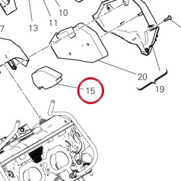 Soun-Absorbing left rear — réf. 48613271A | Ducati Store