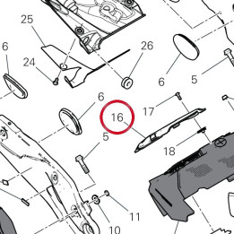 Couvercle culasse arrière — réf. 4601R851A | Ducati Store