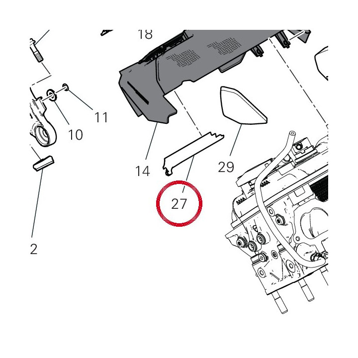 Reflechissant la chaleur — réf. 4601S681A | Ducati Store