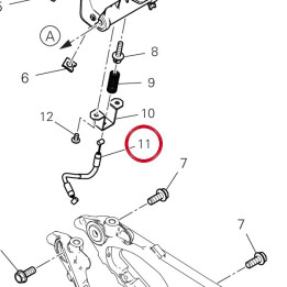 Câble ouverture selle — réf. 73211131A | Ducati Store