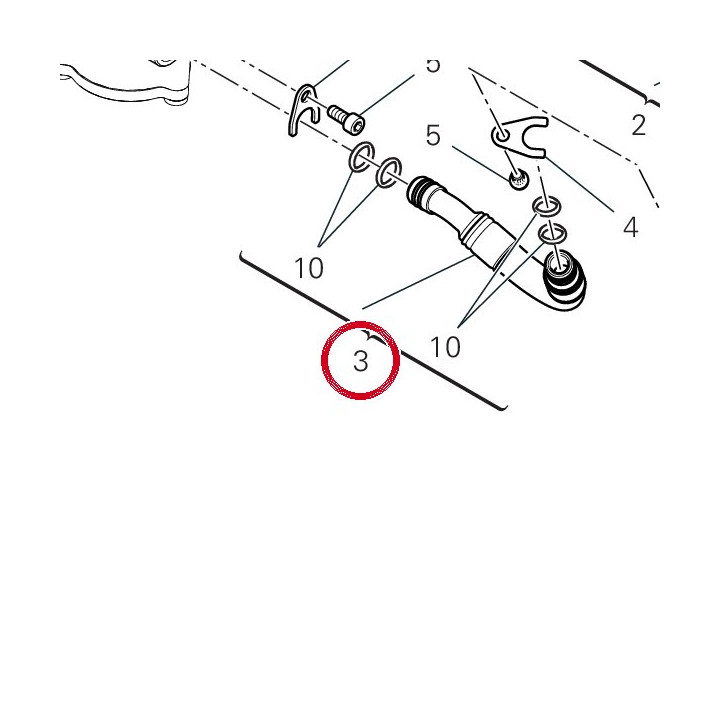 Tuyau 54911941A — réf. 54911941A | Ducati Store