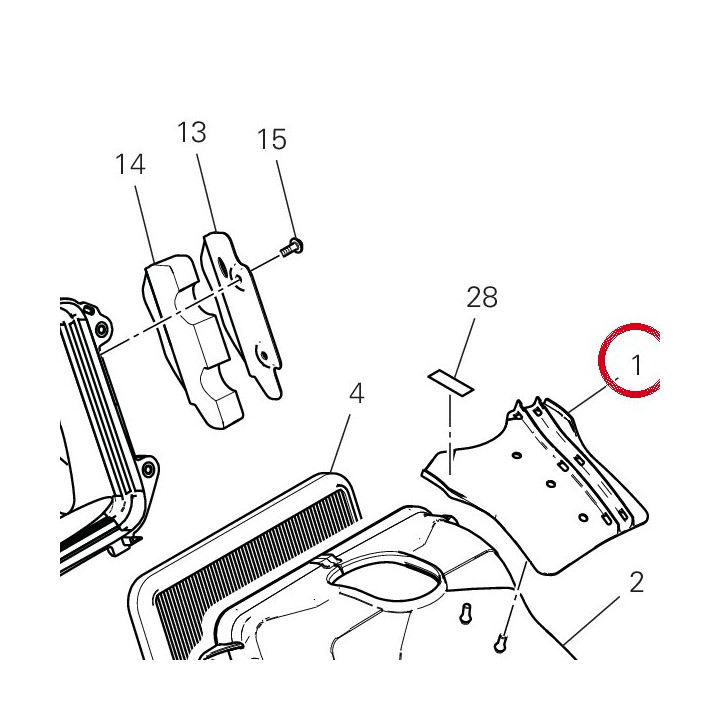 Support câblage 8291H031A — réf. 8291H031A | Ducati Store