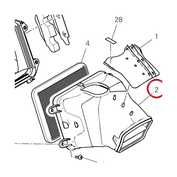 Canalisation aspiration — réf. 48411492A | Ducati Store