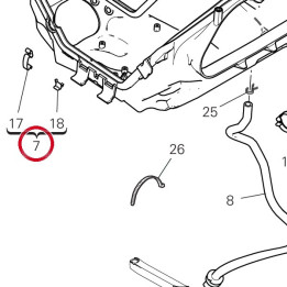 Couvercle airbox supérieur — réf. 442P3201B | Ducati Store
