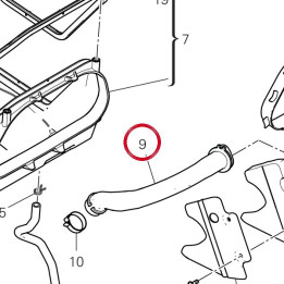 Tuyau Blow-By airbox — réf. 87614071A | Ducati Store
