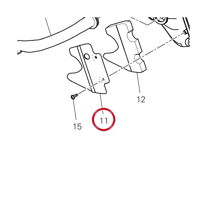 Couvercle droit 4601R861A — réf. 4601R861A | Ducati Store