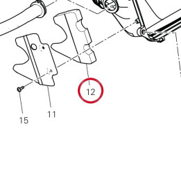 Absorbant sonore couvercle — réf. 48611331A | Ducati Store