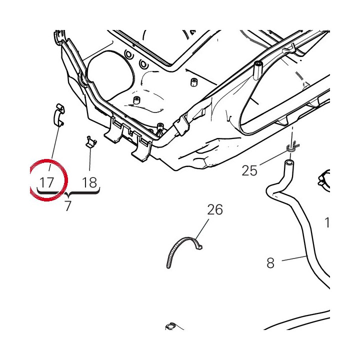 Jonc 8501A671AA — réf. 8501A671AA | Ducati Store
