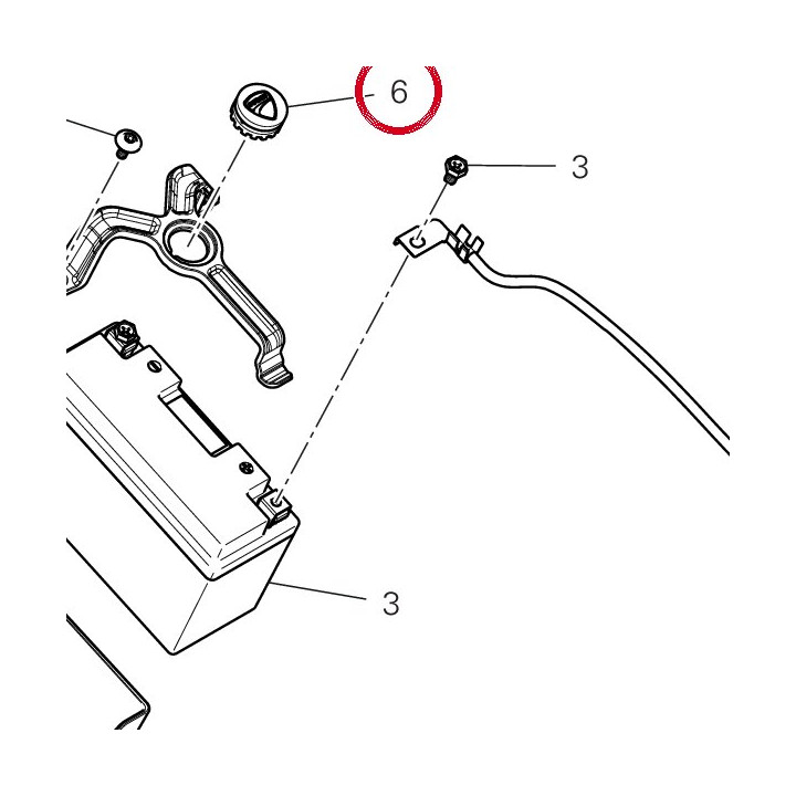 Caoutchouc 76410621B — réf. 76410621B | Ducati Store