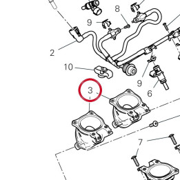 Raccord D'Admission — réf. 14010881A | Ducati Store