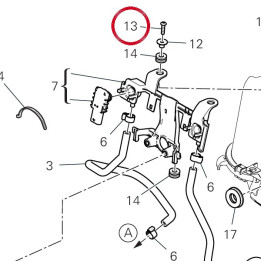 Vis tceif M6X14 8,8 — réf. 77150208B | Ducati Store