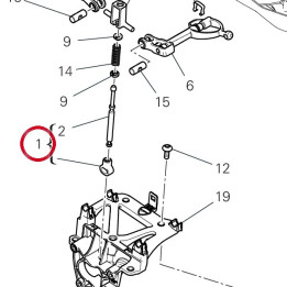 Tige (ensemble) 11711781A — réf. 11711781A | Ducati Store