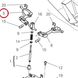 Levier court 45510391A — réf. 45510391A | Ducati Store