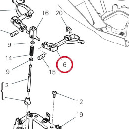 Levier long 45510401A — réf. 45510401A | Ducati Store