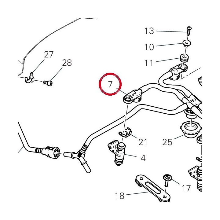 Tour parcours tuyaux — réf. 59028751A | Ducati Store