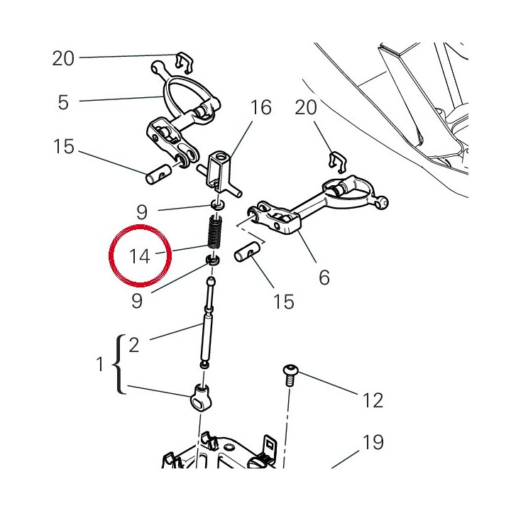 Ressort 79916471A — réf. 79916471A | Ducati Store