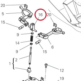 Siège du ressort 82119211A — réf. 82119211A | Ducati Store
