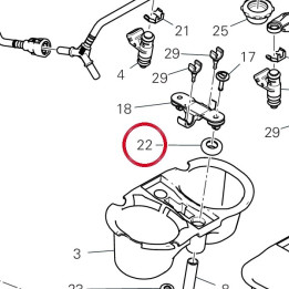 Tampon supérieur 86612371A — réf. 86612371A | Ducati Store