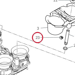 Tampon inférieur 86612381A — réf. 86612381A | Ducati Store