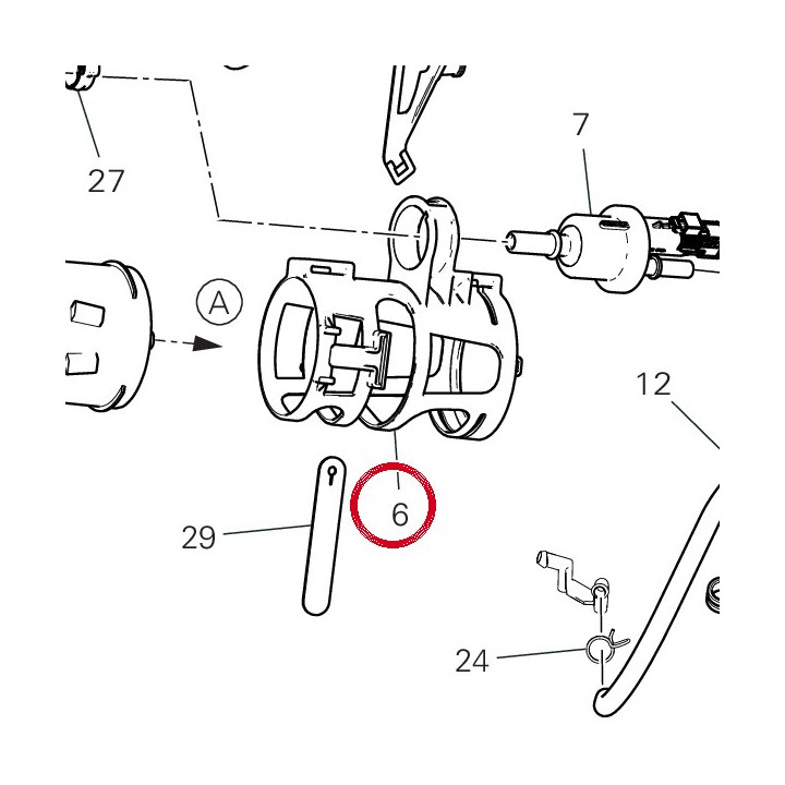 Bride fixation carbon — réf. 70011461A | Ducati Store